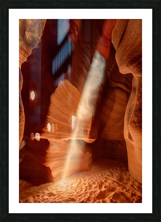 Lightbeam Picture Frame print
