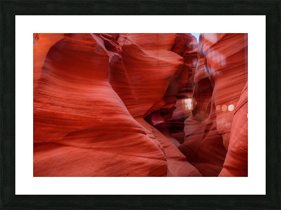 Sandstone Maze Picture Frame print