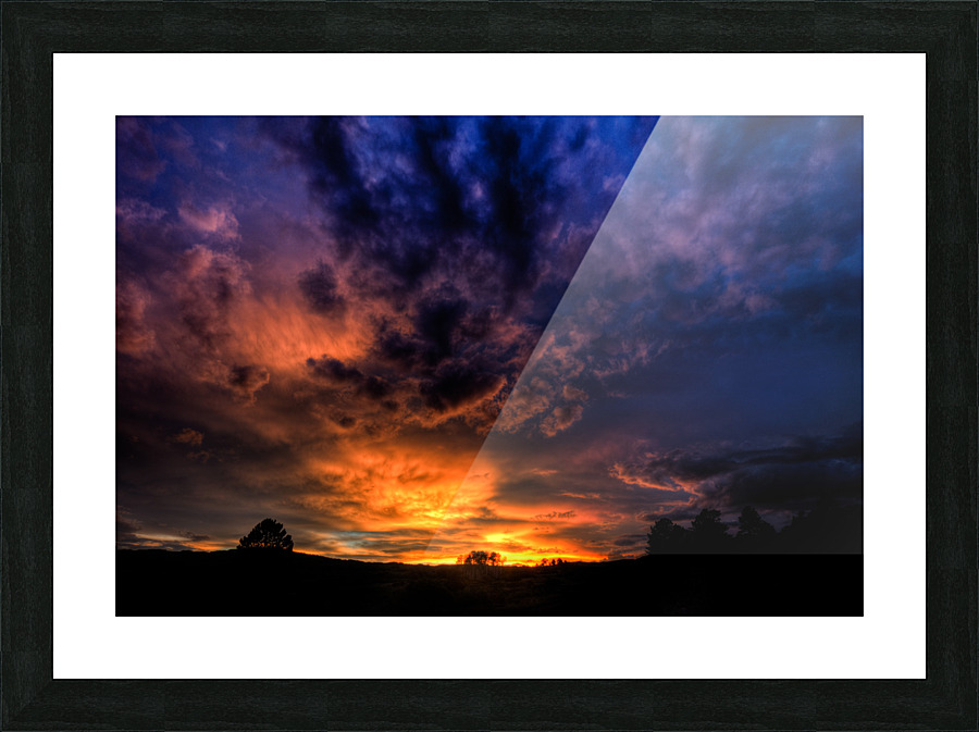 A HEAVENLY SUNSET Picture Frame print