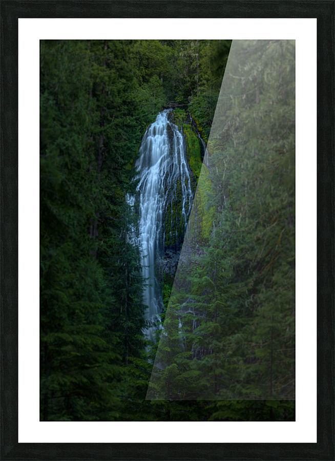 FOCUS ON PROXY FALLS Picture Frame print