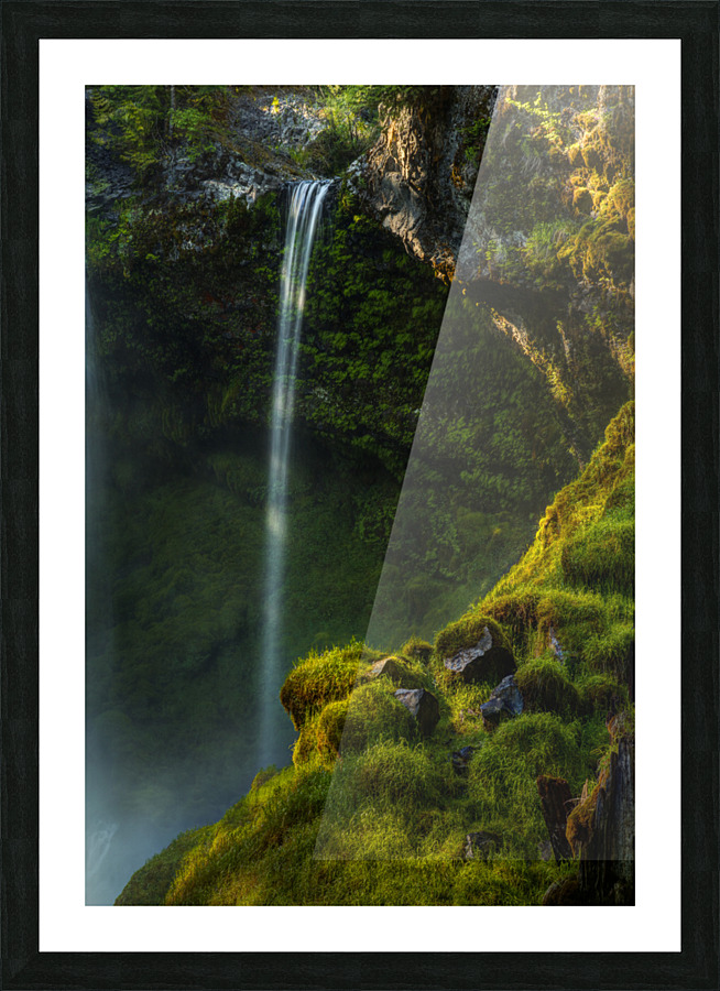 RIBBON FALLS Picture Frame print