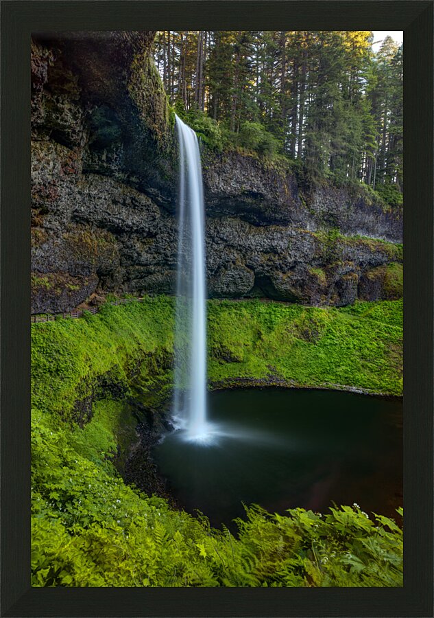 SILVER FALLS OREGON Picture Frame print