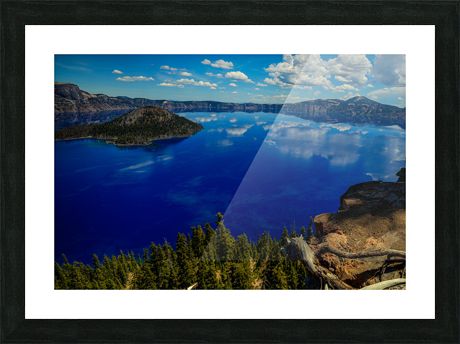 CRATER LAKE  3 Picture Frame print