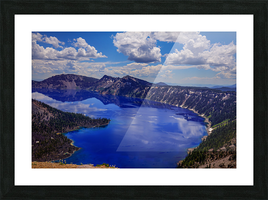 CRATER LAKE  2 Picture Frame print