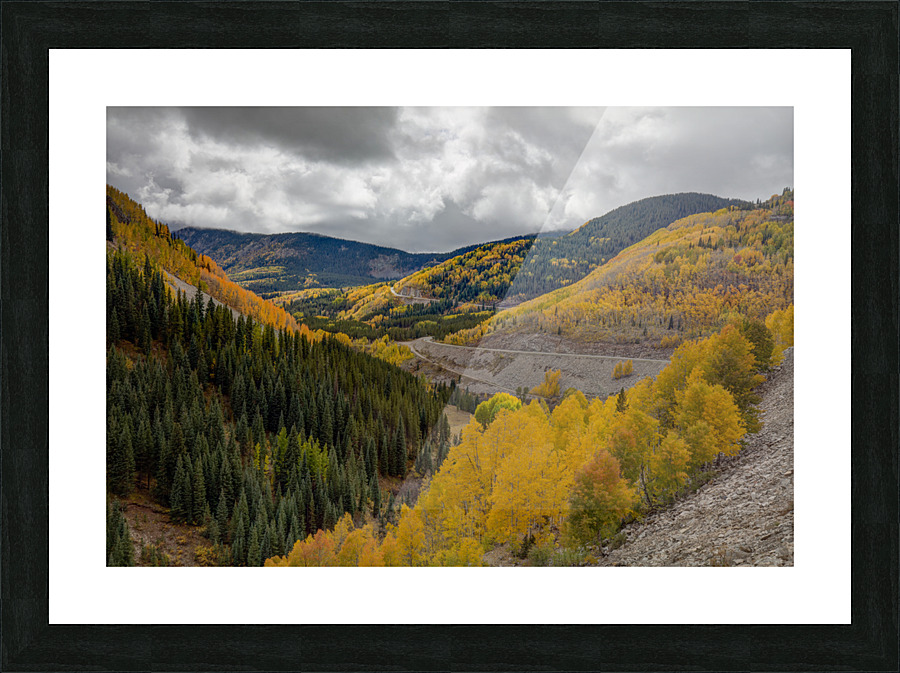 AUTUMN ROADS Picture Frame print