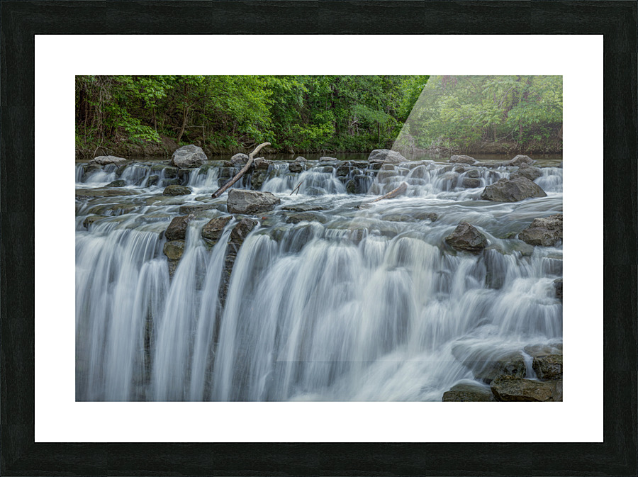 Cacades Picture Frame print
