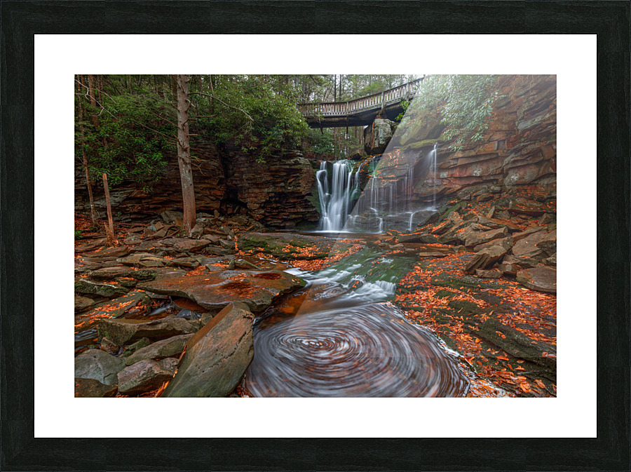Elakala Falls 2 Picture Frame print