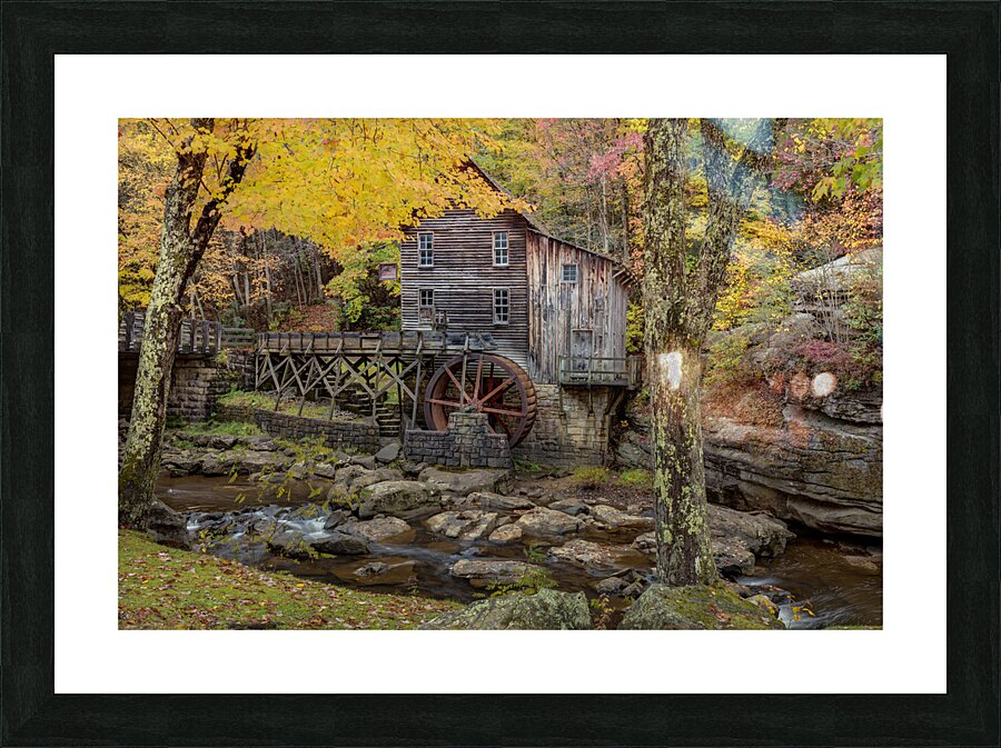 Stepping Back Through Time Picture Frame print