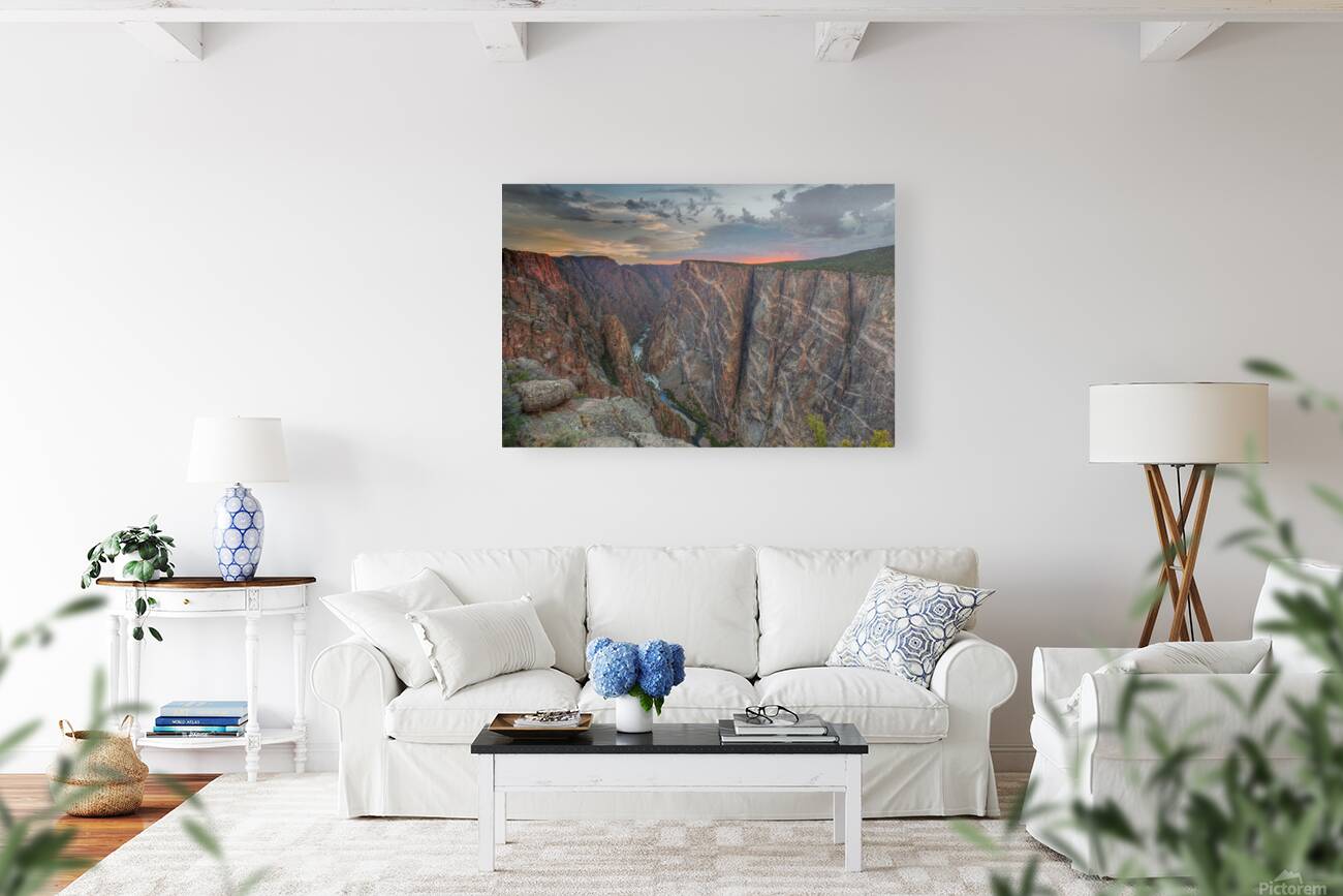 Sunset At The Painted Wall Reproduction