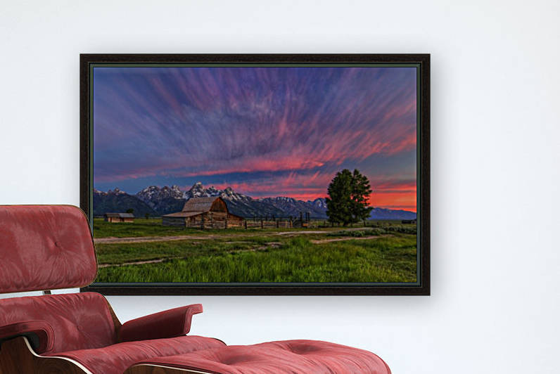 BENEATH TETON GLORY Reproduction