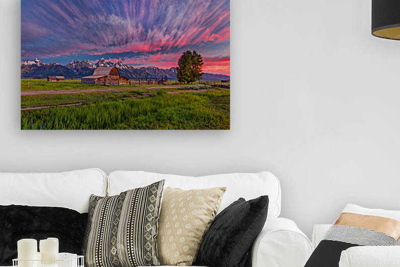 BENEATH TETON GLORY  Reproduction