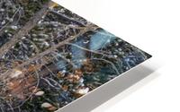 SNOW OUTLINES HD Metal print