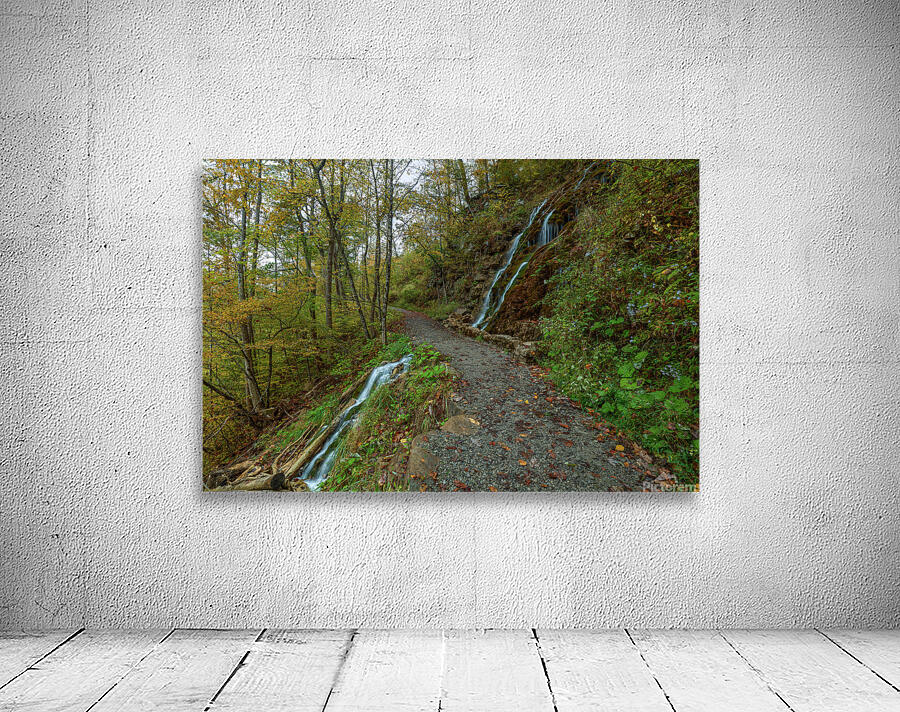 Passing Between Waterfalls Wall Preview