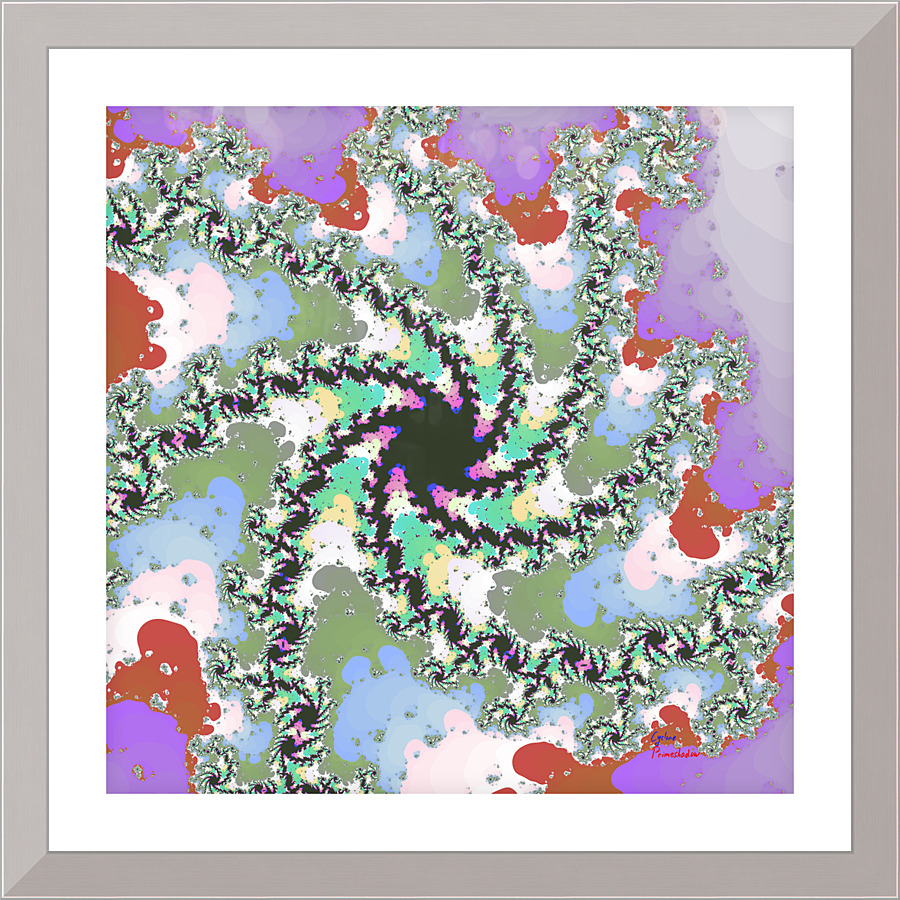 Cyclone Picture Frame print