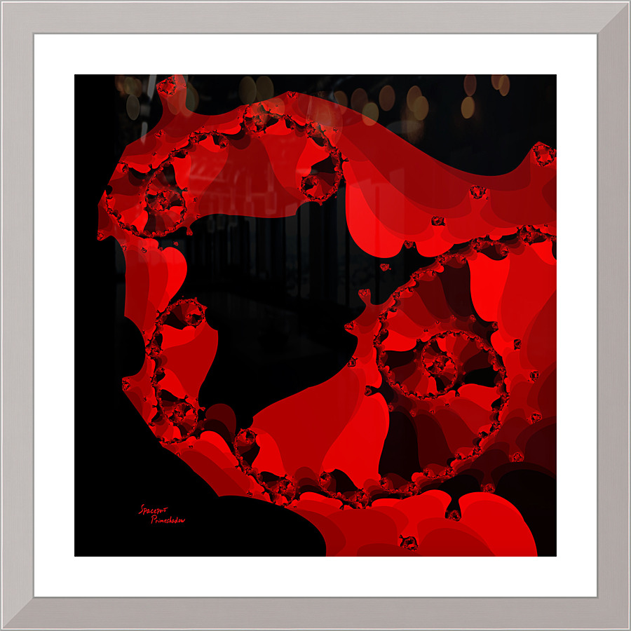 Spaceport Picture Frame print