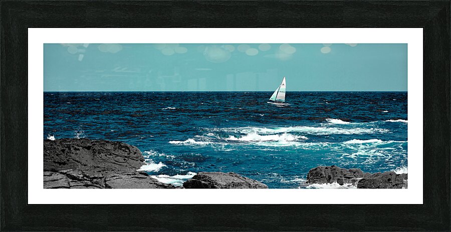 Partir a l Ouest Picture Frame print