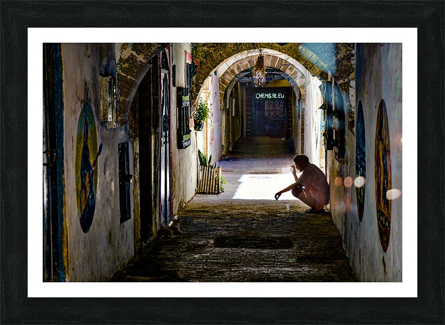 En pause   Picture Frame print