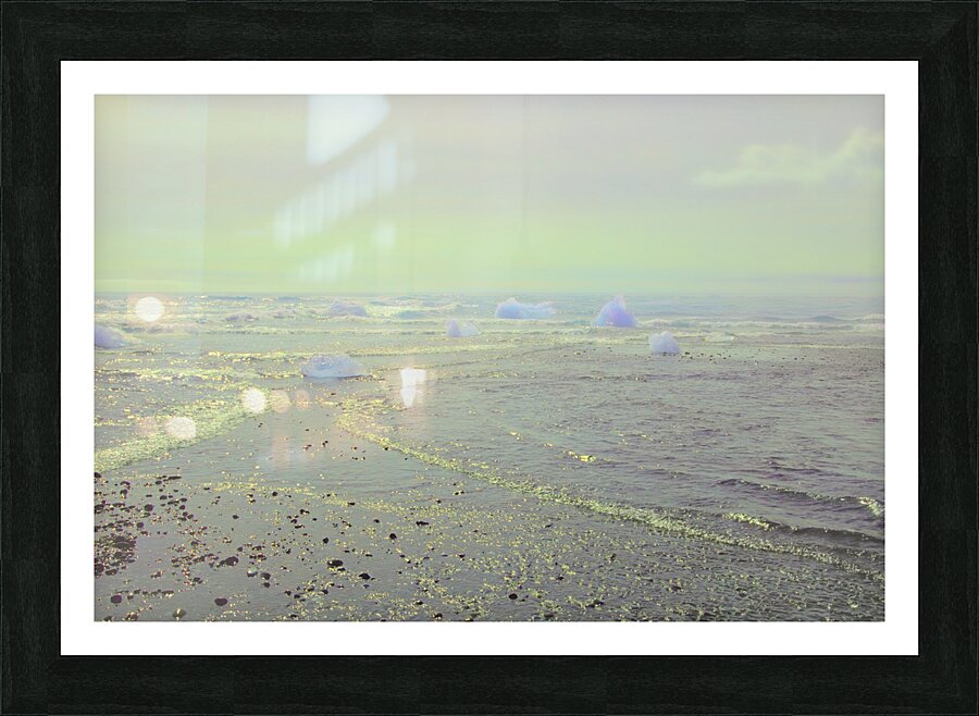 Diamond Beach Picture Frame print