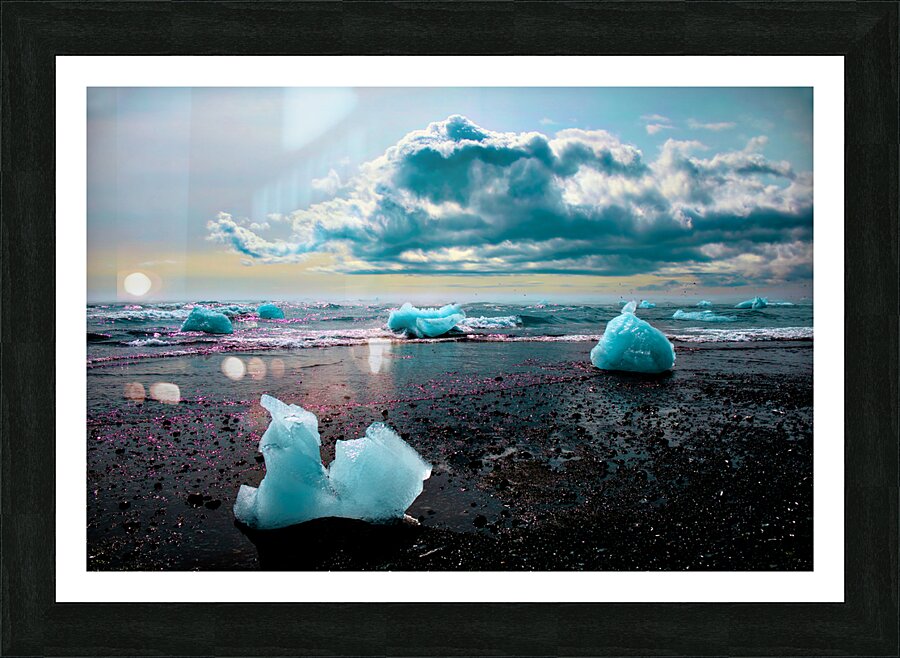 Diamond Beach 1 Picture Frame print