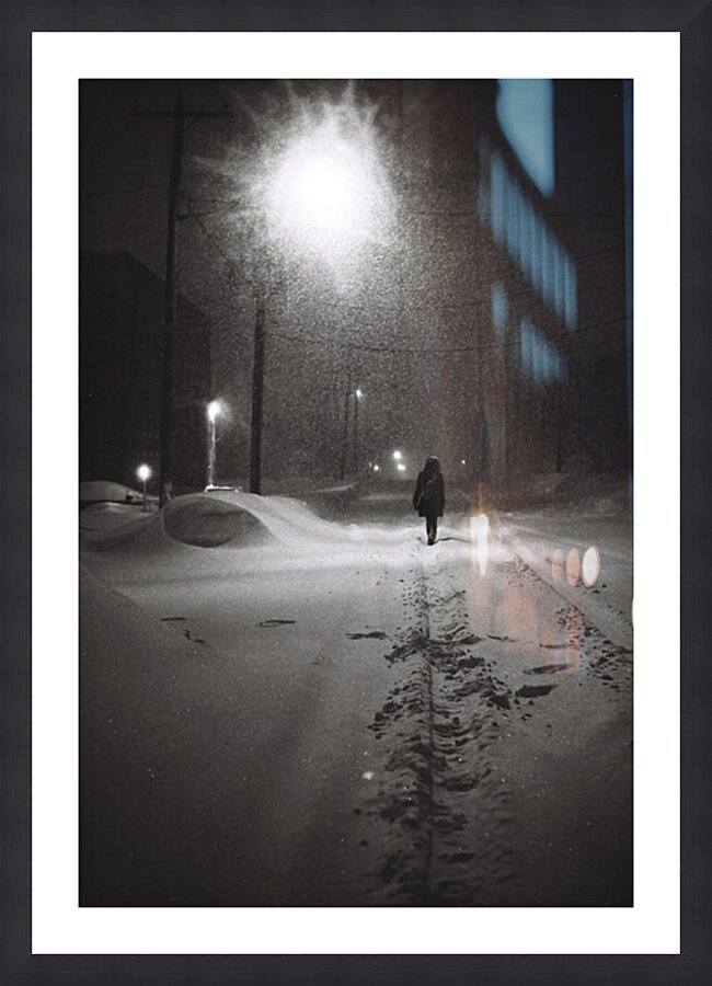 Alone Picture Frame print