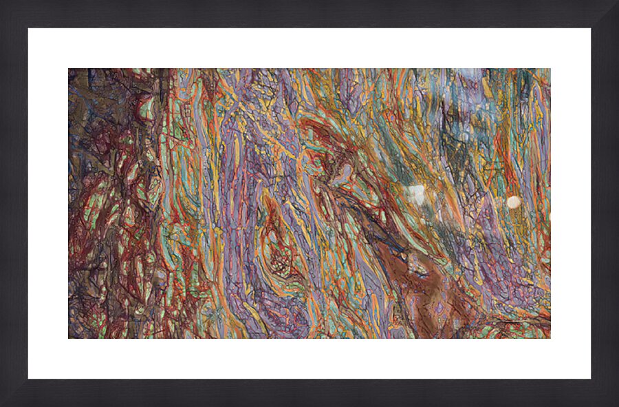 Pseudo-geo Picture Frame print