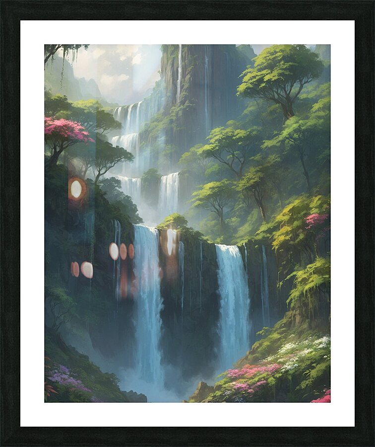 Magical view Picture Frame print