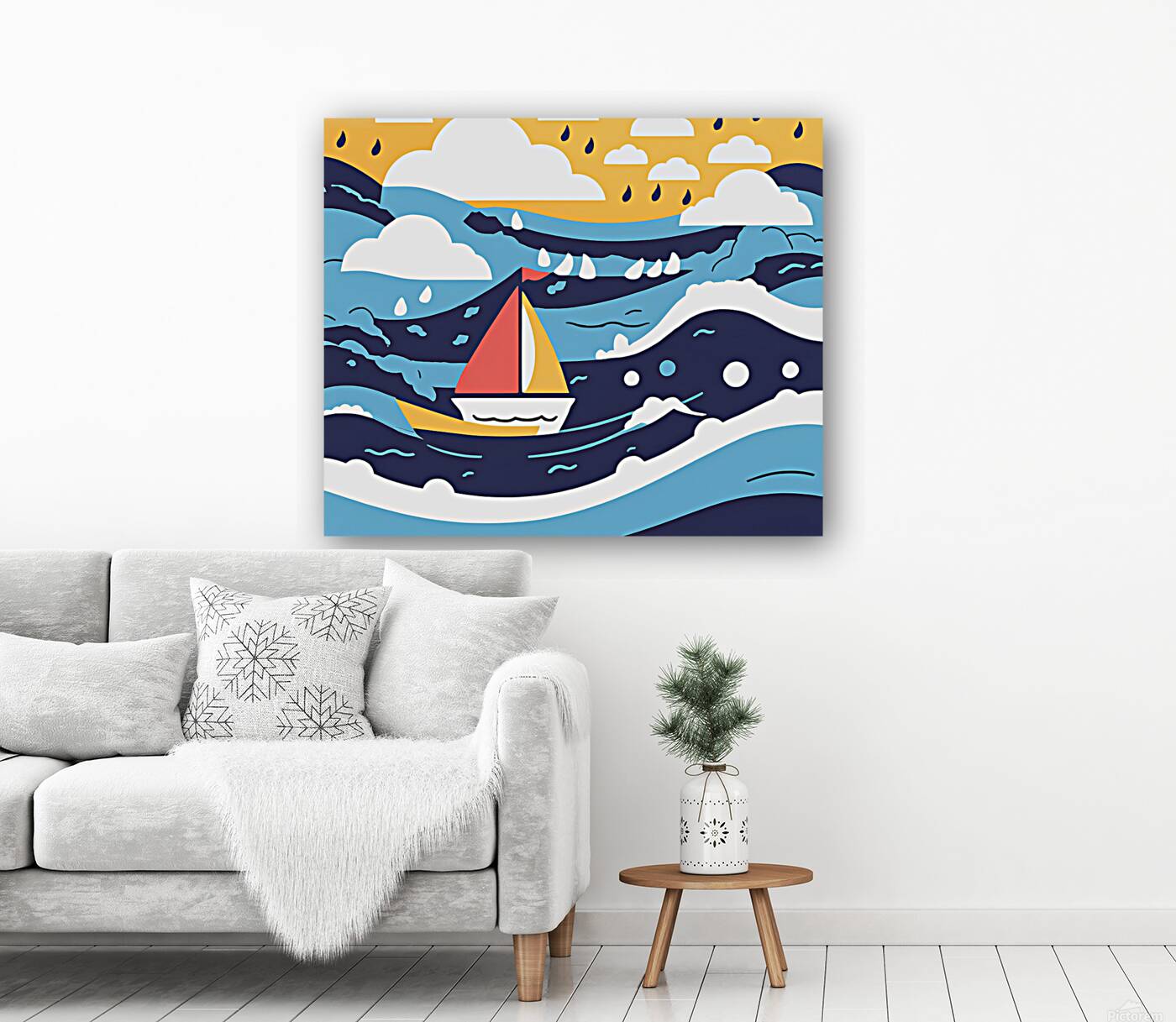 floating ship Reproduction