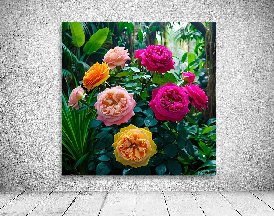 Rose painting Wall Preview