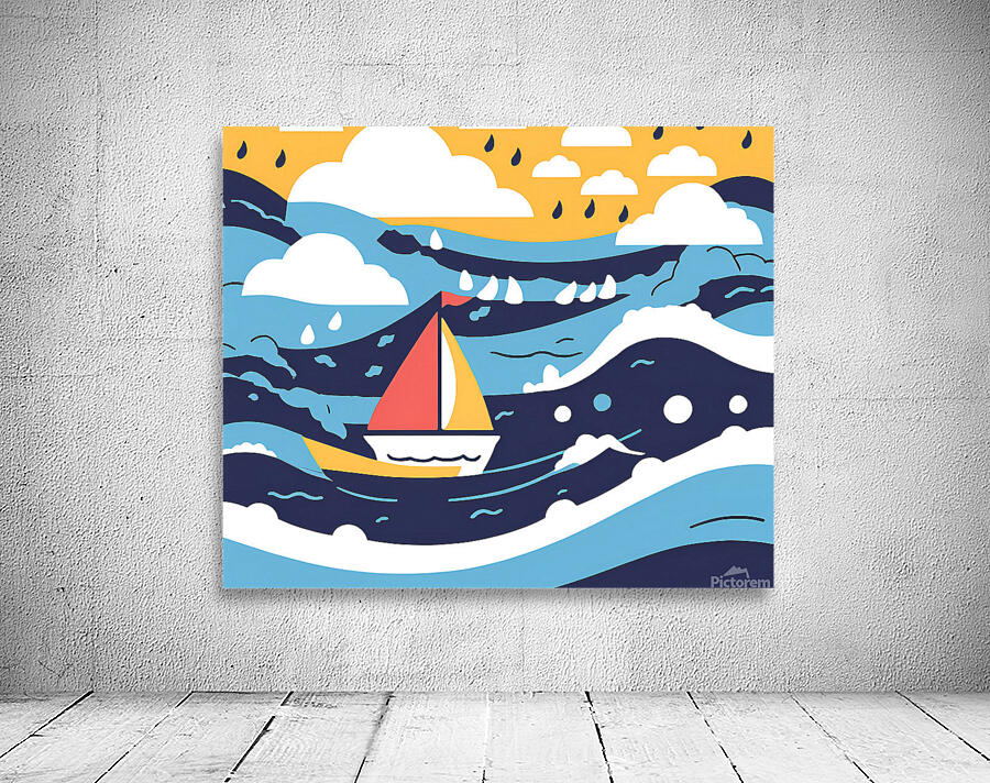 floating ship Wall Preview