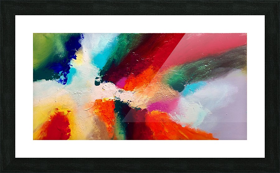 touch my world Picture Frame print