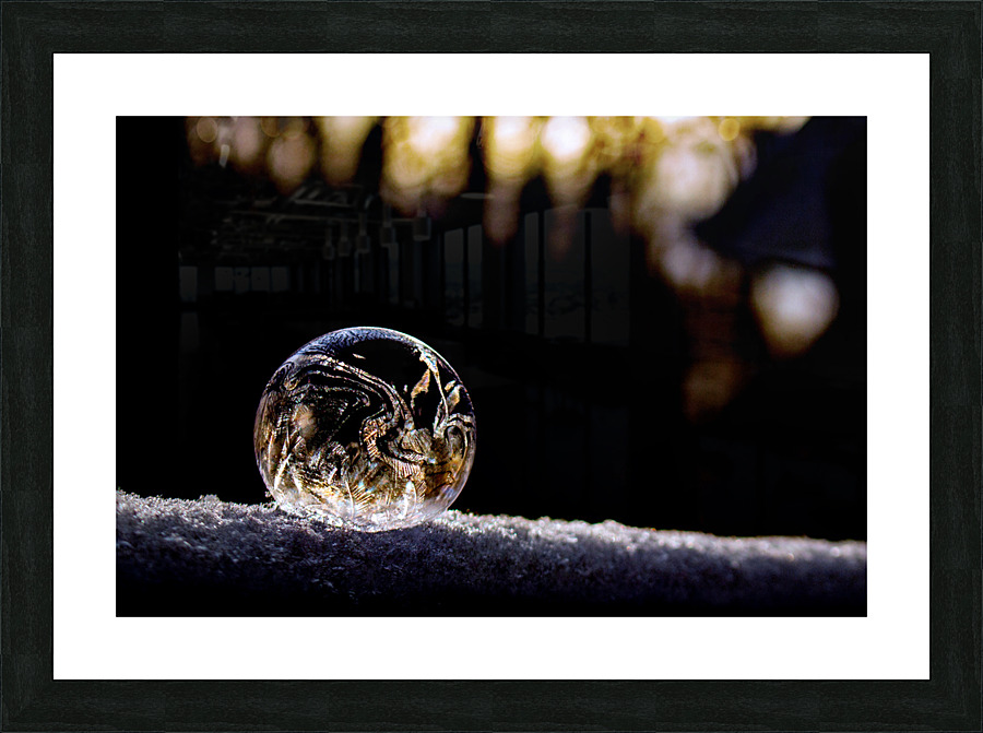 ICE BUBBLE Picture Frame print