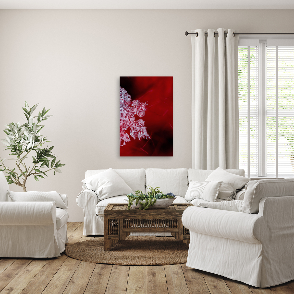 DOTTED SWISS SNOWFLAKE Reproduction