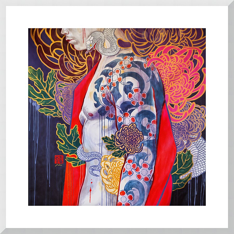 5 Thieves - 弁天小僧 - Picture Frame print