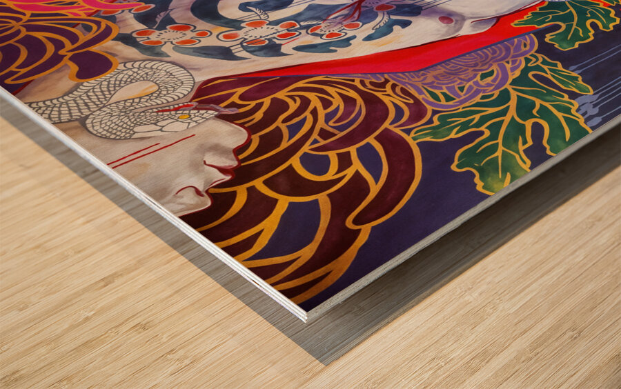 5 Thieves - 弁天小僧 - Wood print