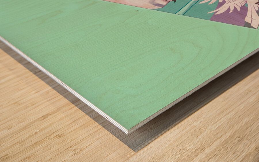 Fortune Favors the Beautiful Wood print