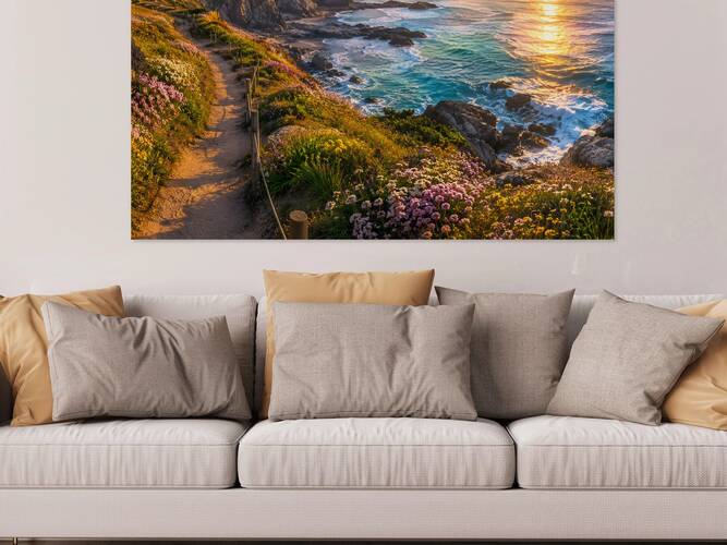 Golden Horizon Along the Wildflower Coast by ArabGhalia