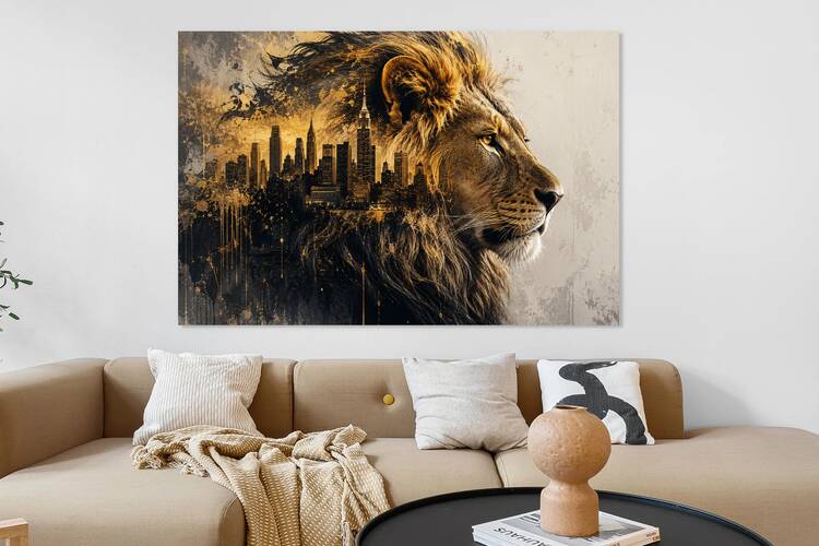 Urban King – Lion of the Golden City by ArabGhalia