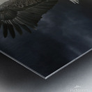 The girl and the eagle Metal print