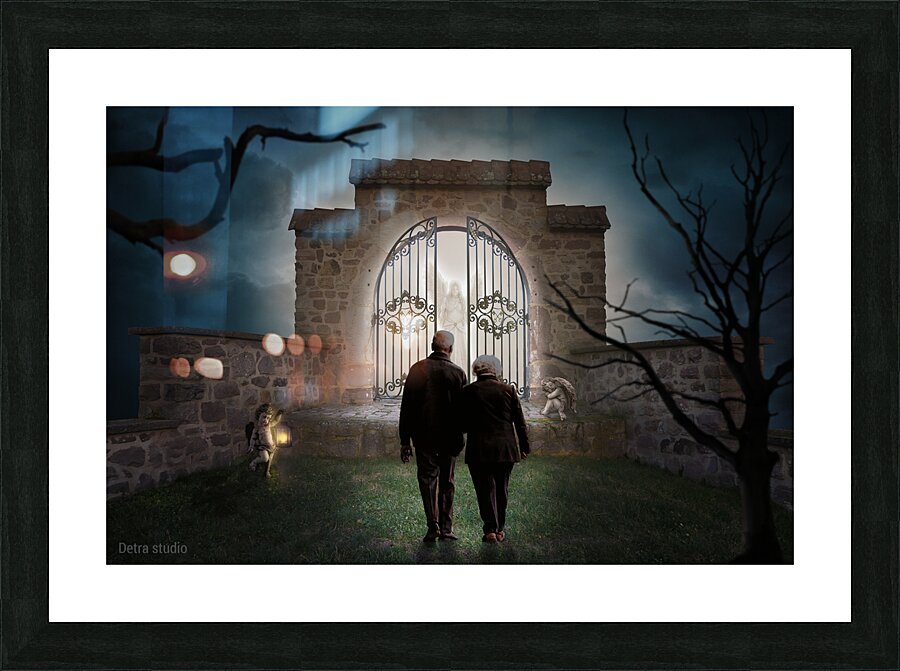 The Gate Picture Frame print