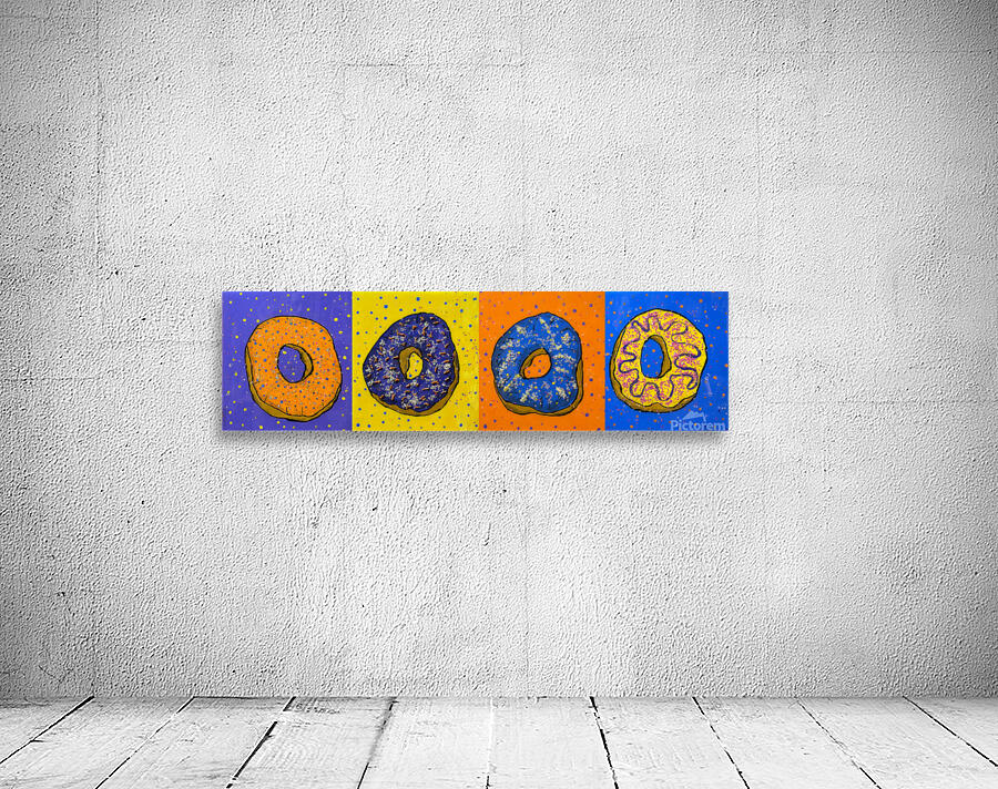 Donut Quad Wall Preview