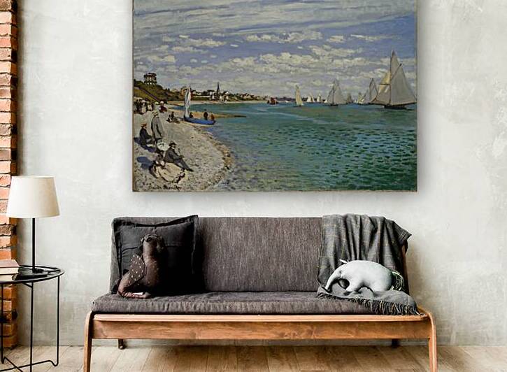 Regatta at Sainte Adresse by Mostafa Ahmed