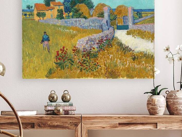Golden Fields of Provence by Mostafa Ahmed