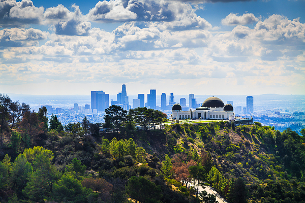 Overlooking Griffith Observatory Digital Download