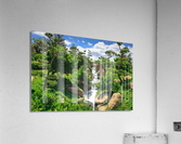 Garden Waterfall Acrylic Print
