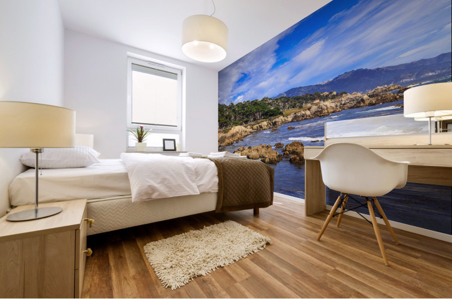 Carmel Coastline Mural print