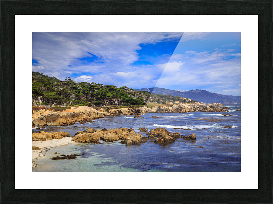 Carmel Coastline Picture Frame print