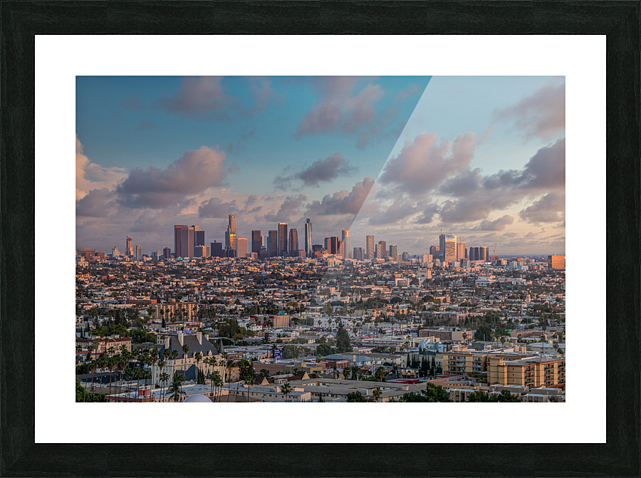 LA Twilight Picture Frame print