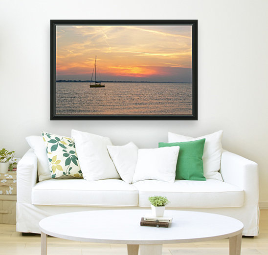 Sunset sailing Reproduction