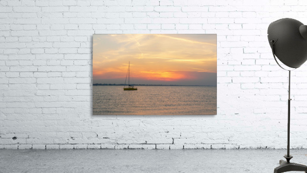 Sunset sailing Wall Preview