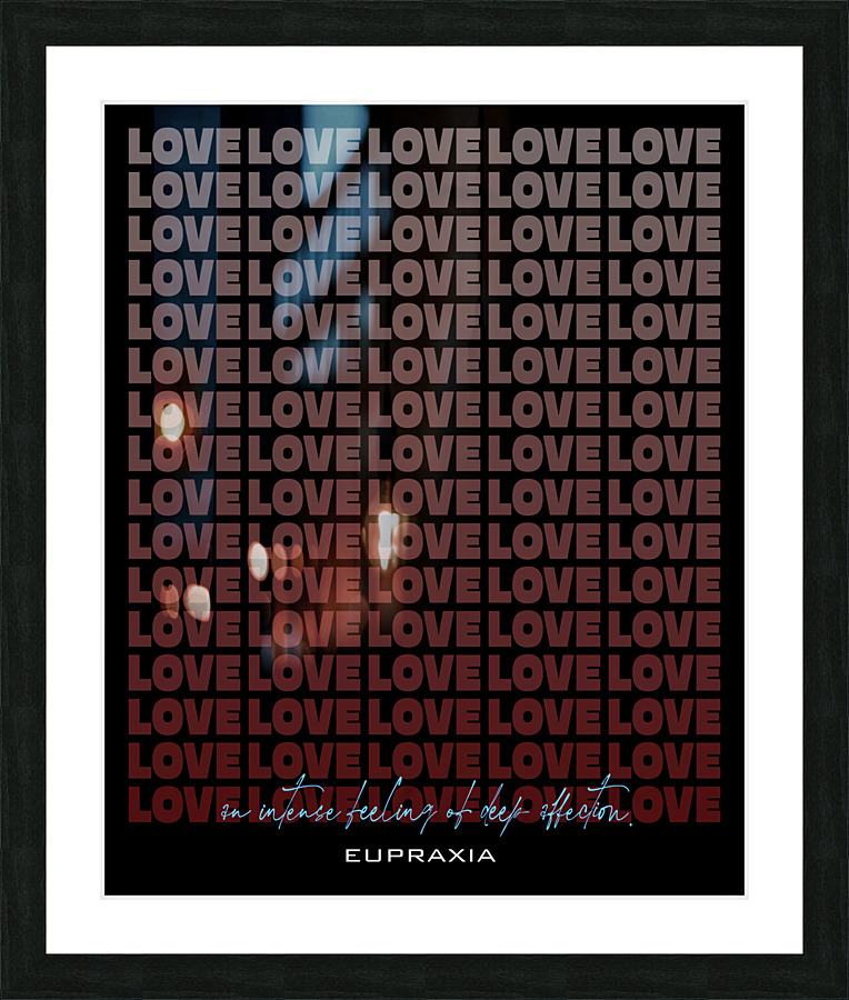 LOVE Picture Frame Printing